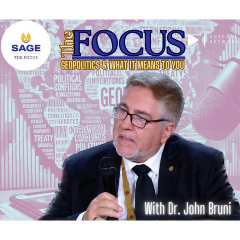 The Focus Text with a picture of John Bruni