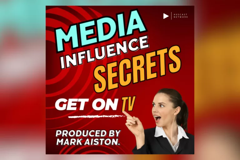 Media Influence Secrets text with a women surprised