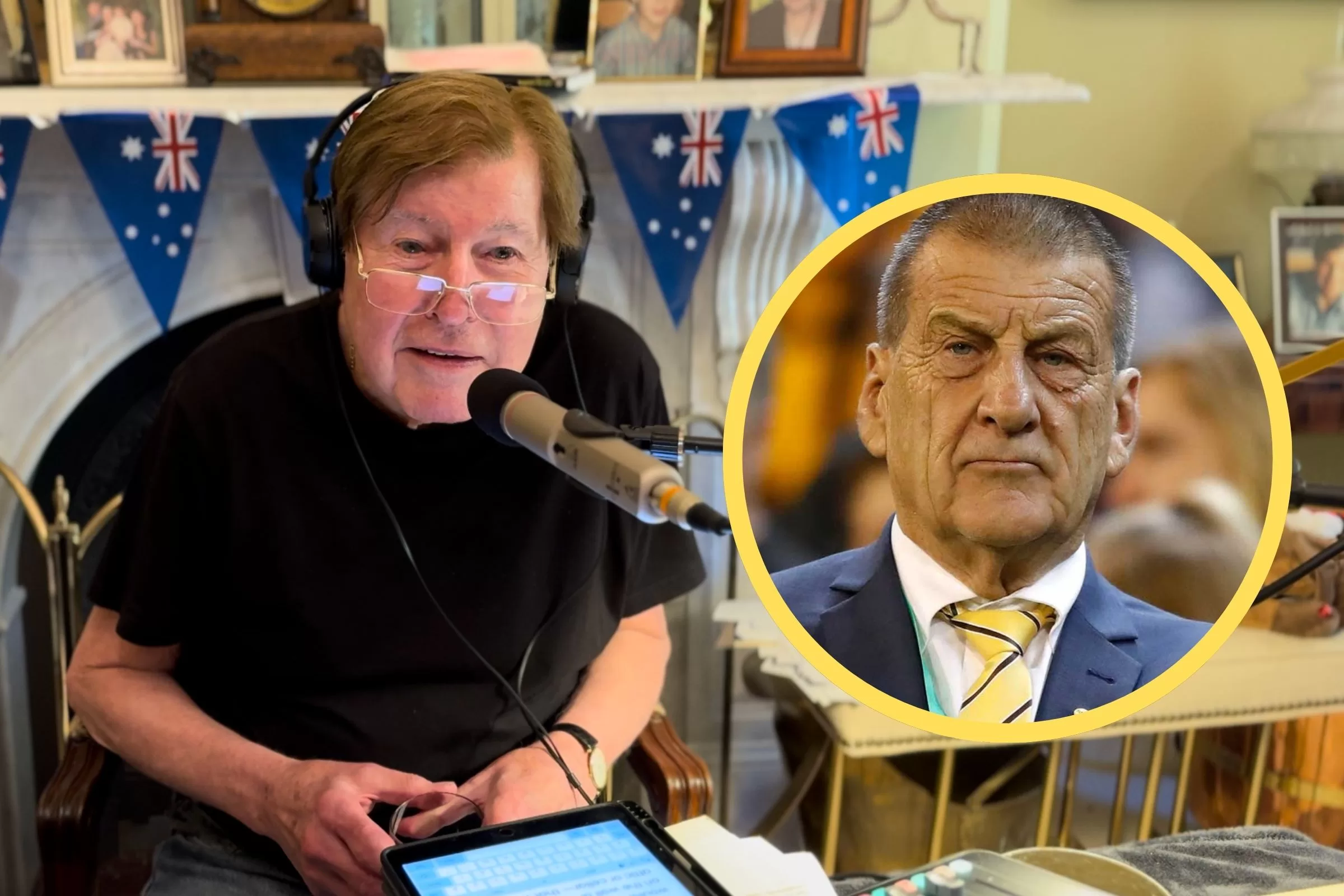 Jeremy Cordeaux with Jeff Kennett