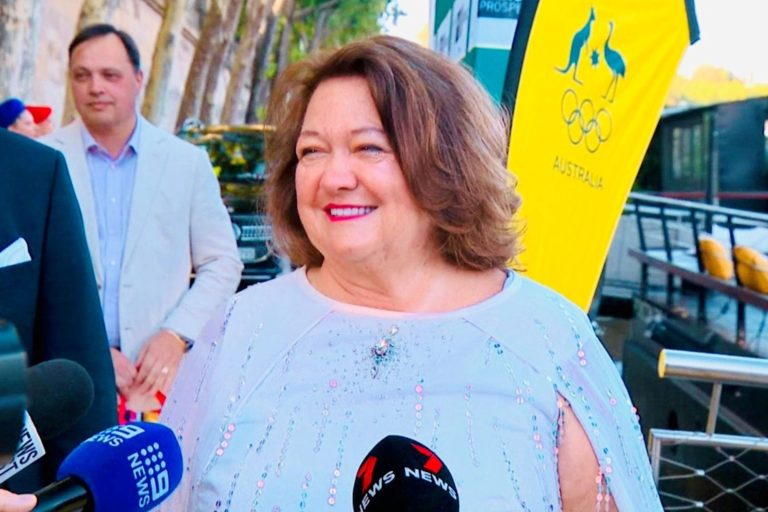 Mrs Gina Rinehart Olympics Paris Telethong 2024. Pic via https://www.ginarinehart.com.au/